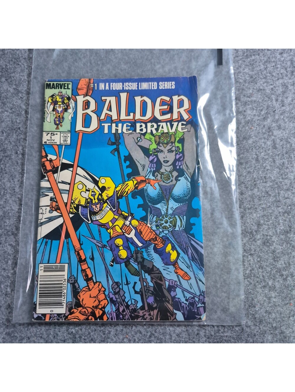 Balder the Brave #1 (Marvel Comics November 1985) Action Classic